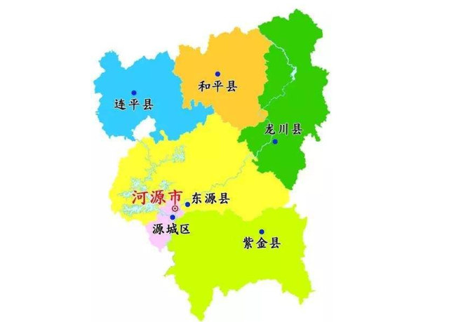 广东省河源市地图，探索一座城市的魅力与特色